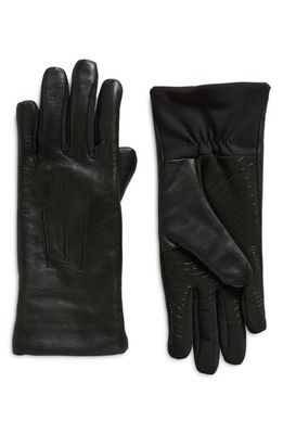 U R Spliced Points Leather Glove in Black