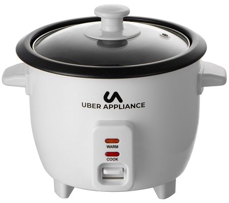 Uber Appliances 6 Cup Rapid Rice Cooker w/ Keep Warm Function