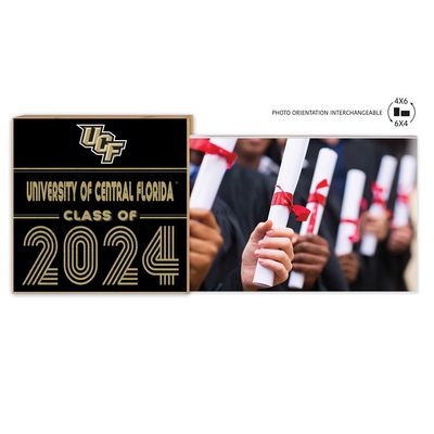 UCF Knights 5" x 10.5" 2024 Grad Floating Photo Frame