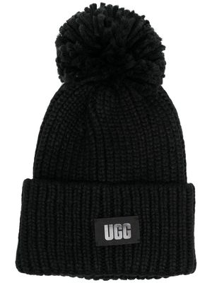 UGG chunky-knit pompom beanie - Black