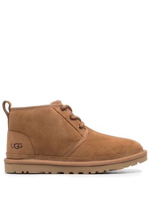 UGG chunky lace-up boots - Brown