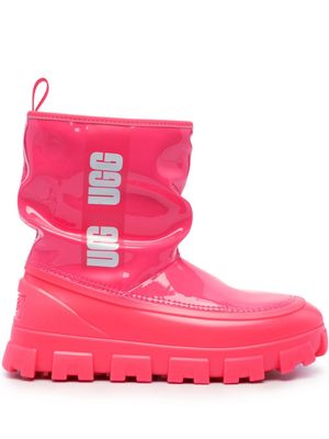 UGG Classic Brellah logo-print boots - Pink