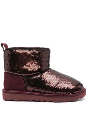 UGG Classic Mini Mirror Ball boots - Red