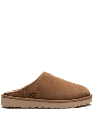 UGG Classic Slip On suede slippers - BROWN/BROWN