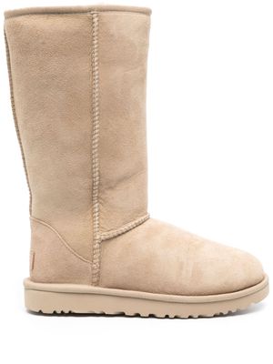 UGG Classic Tall II logo-patch suede boots - Neutrals