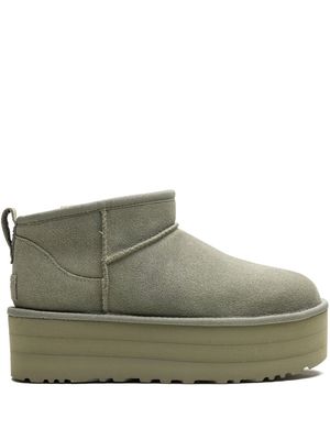 UGG Classic Ultra Mini Platform "Shaded Clover" boots - Green