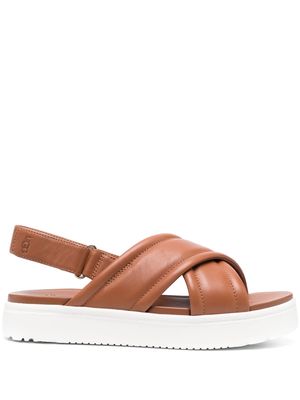 UGG cross-strap sandals - Brown
