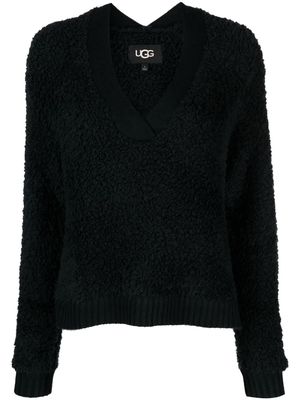 UGG Deeann V-neck fleece jumper - Black