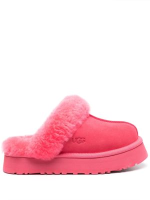 UGG Disquette shearling platform slippers - Pink