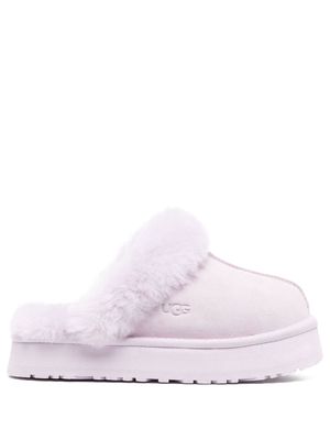 UGG Disquette shearling platform slippers - Purple