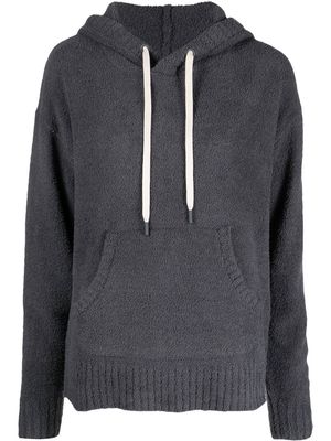 UGG drawstring-hooded knit jumper - Grey
