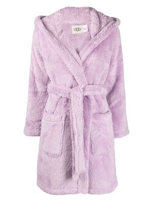 UGG fleeced dressing gown - Purple