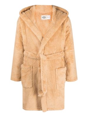 UGG fleeced dressing robe - Neutrals