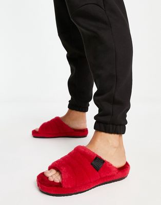 Ugg Fluff You Slippers In Red