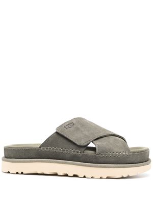 UGG Goldenstar Cross slides - Green