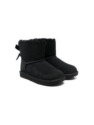 UGG Kids Bailey bow-detail ankle boots - Black