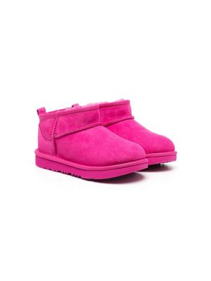 UGG Kids Classic Ultra Mini boots - Pink