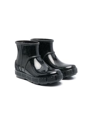 UGG Kids Drizlita patent-finish boots - Black