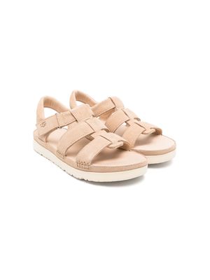 UGG Kids Goldenstar suede sandals - Neutrals