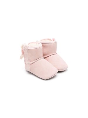UGG Kids Jesse bow suede ankle boots - Pink