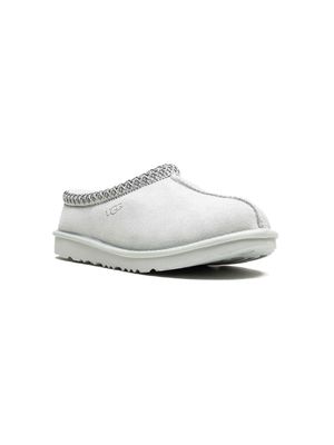 UGG Kids Tasman II "Grey Braid" slippers - White