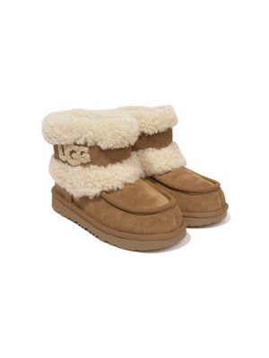 UGG Kids Ultra Mini suede boots - Brown