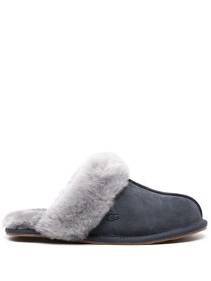 UGG round-toe shearling slippers - Blue