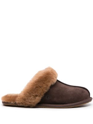 UGG Scuffette faux-fur slippers - Brown