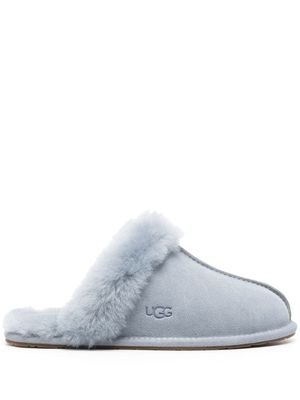 UGG Scuffette II fur-trimmed slippers - Blue