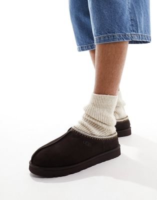 UGG Tasman shearling lined slippers in brown