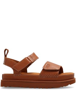UGG touch-strap leather sandals - Brown
