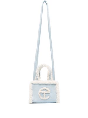 UGG x TELFAR shearling-lined crossbody bag - Blue