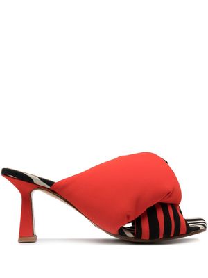 Ugo Paulon Momber 70mm heeled mules - Red