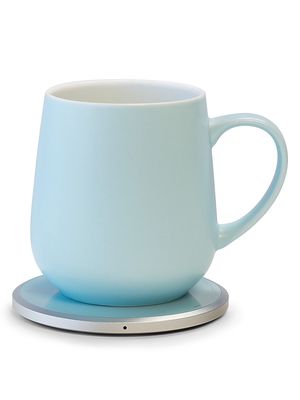 Ui Self-Heating Ceramic Mug & Charger Set - Light Blue - Light Blue