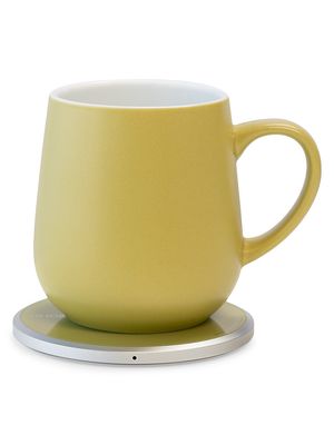 Ui Self-Heating Ceramic Mug & Charger Set - Olive - Olive