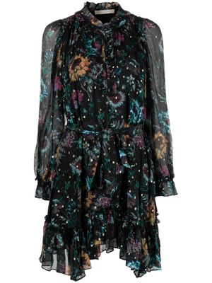 Ulla Johnson Anais floral-print dress - Black