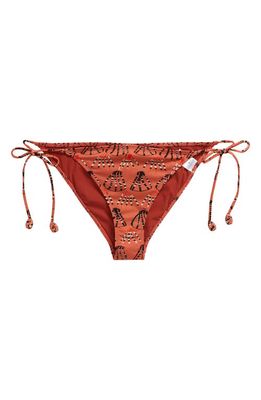 Ulla Johnson Brynn Side Tie Bikini Bottoms in Rosa