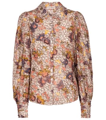 Ulla Johnson Circe floral cotton-blend blouse