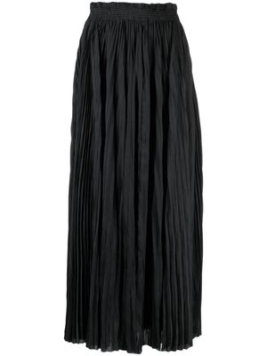 Ulla Johnson elasticated-waist pleated skirt - Black