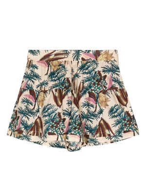 Ulla Johnson Elsie floral-print cotton shorts - Neutrals