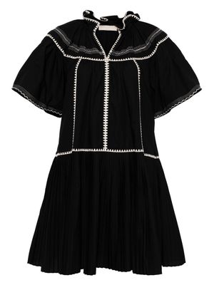 Ulla Johnson embroidered cotton dress - Black