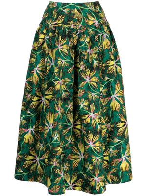 Ulla Johnson Emmy floral-print pleated skirt - Multicolour