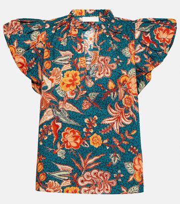 Ulla Johnson Evelyn floral cotton top