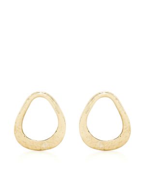 Ulla Johnson Hammered Wire Stud Earrings - Gold
