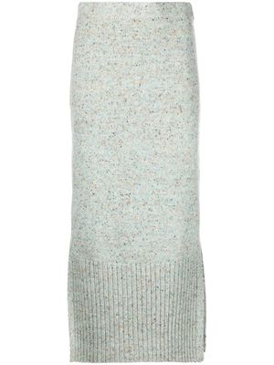 Ulla Johnson high-waisted knitted skirt - Blue