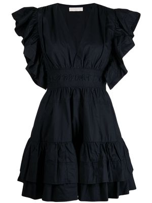 Ulla Johnson Kiri ruffled mini dress - Black