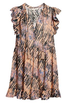 Ulla Johnson Lina Ruffle Cover-Up Tunic in Fig