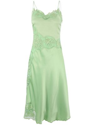 Ulla Johnson Lucienne floral-appliqué dress - Green