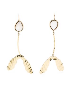 Ulla Johnson Maple Seed drop earrings - Gold