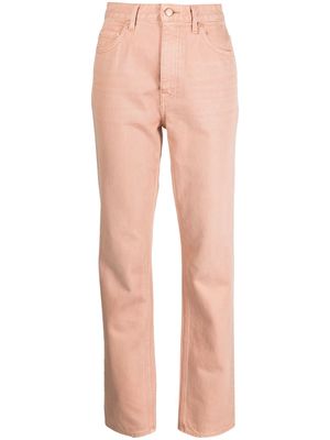Ulla Johnson mid-rise straight-leg jeans - Pink